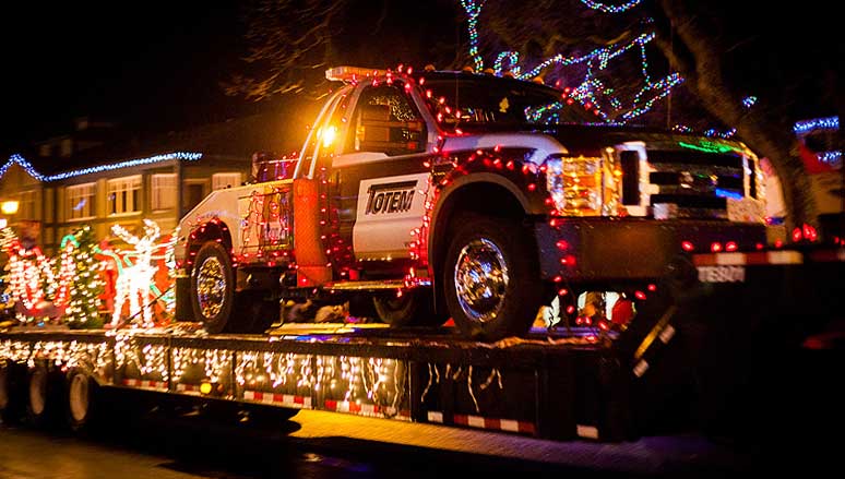 Christmas Parade with Totem Towing